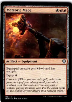 MTG Meteoric Mace Commander Legends Uncommon #192 - Image 1