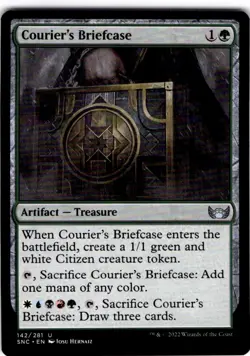 MTG Courier's Briefcase Streets of New Capenna Uncommon #142 - Image 1
