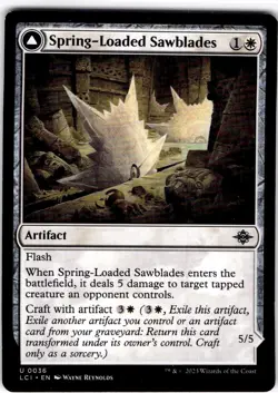MTG Spring-Loaded Sawblades The Lost Caverns of Ixalan Uncommon #36 - Image 1