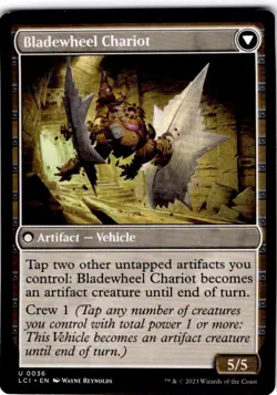 MTG Spring-Loaded Sawblades The Lost Caverns of Ixalan Uncommon #36 - Image 2