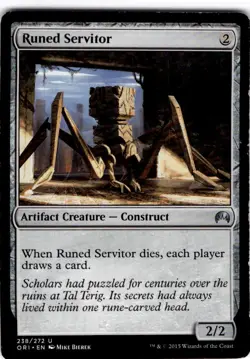 MTG Runed Servitor Magic Origins Uncommon #238 - Image 1