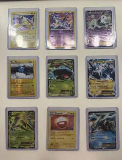 Pokemon 9 Assorted Cards -- Bulk 2007 to 2014 -- Raikou Secret Wonders, etc. - Image 1