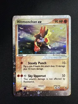 Hitmonchan ex 98/109 Ruby and Sapphire Holo Pokemon - Image 1