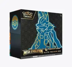 Pokemon TCG Mega Evolution Pokemon Center ETB Lucario - SEALED, IN HAND - Image 1