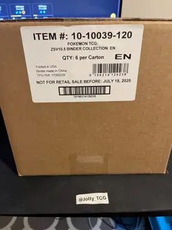 Pokemon Scarlet & Violet Black Bolt Binder Collection Factory Sealed Case - Image 1