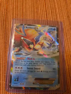 Pokemon TCG Boundaries Crossed #49/149 Keldeo EX NM - Image 1