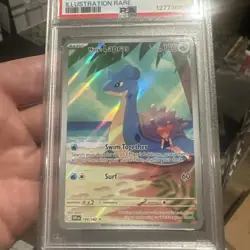 2025 Pokemon DRI Mistys Lapras Illustration Rare Holo - PSA 9 Mint - 194 - Image 2