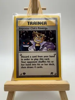 Pokemon Team Imposter Oak's Revenge 76/82 Uncommon 1st Edition HP, English - Image 1
