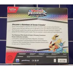 Pokemon TCG PRISMATIC EVOLUTIONS Poster Collection X6 WITH Display And Box - Image 2