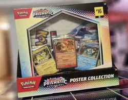Pokemon TCG PRISMATIC EVOLUTIONS Poster Collection X6 WITH Display And Box - Image 3