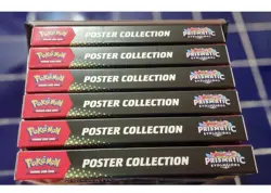 Pokemon TCG PRISMATIC EVOLUTIONS Poster Collection X6 WITH Display And Box - Image 4