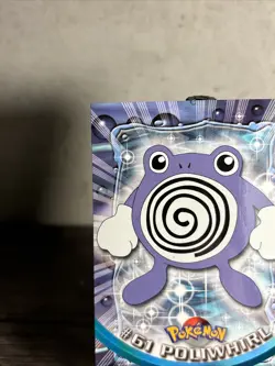 Pokemon Card Poliwhirl #61 TOPPS Series 1 Blue Logo 1st Print Non-Holo-NM! - Image 2