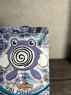 Pokemon Card Poliwhirl #61 TOPPS Series 1 Blue Logo 1st Print Non-Holo-NM! - Image 3