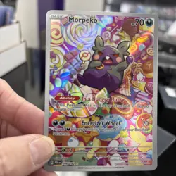 Pokemon TCG Morpeko Paradox Rift 206/182 Holo Illustration Rare Card - Image 2