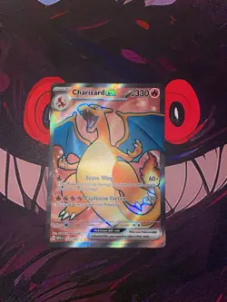 Pokemon Cards Charizard ex 183/165 Full Art Secret Rare Pokemon 151 - (NM-) - Image 1