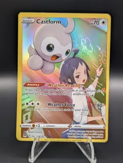 Pokemon TCG Castform TG11/TG30 Lost Origin Holo Ultra Rare Card - Image 1