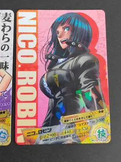 One Piece AR Carddass Part 2 Nico Robin UC 02-15 03-22 card Rare New Japan eb102 - Image 2