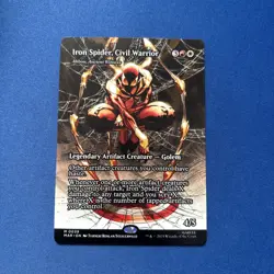 Iron Spider Civil Warrior 0039 Regular Borderless Marvels Spider-Man MTG - Image 1