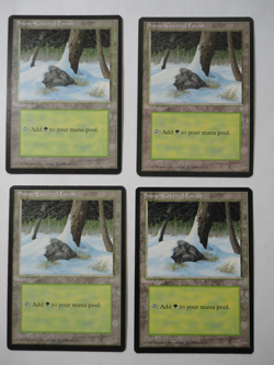 Choose Ice Age Snow-Covered Lands X4 Mountain Plains Island Swamp Forest MTG - Image 5