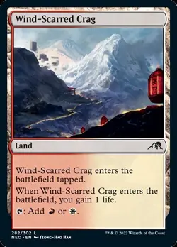 WIND-SCARRED CRAG X4 *KAMIGAWA: NEON DYNASTY* - Image 1