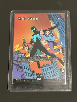 Magic The Gathering: Spider-Man Winds of Change Full Art Borderless Foil NM 0030 - Image 1