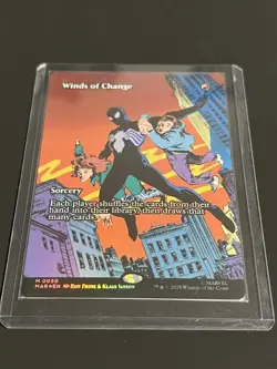 Magic The Gathering: Spider-Man Winds of Change Full Art Borderless Foil NM 0030 - Image 2