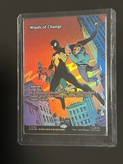 Magic The Gathering: Spider-Man Winds of Change Full Art Borderless Foil NM 0030 - Image 3