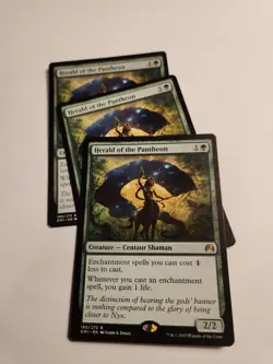 MTG 3X Herald of the Pantheon X3 Magic Origins - LP/NM - Image 1