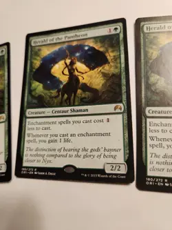 MTG 3X Herald of the Pantheon X3 Magic Origins - LP/NM - Image 4