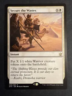 Secure the Wastes Dragons of Tarkir Magic the Gathering LP - Image 1