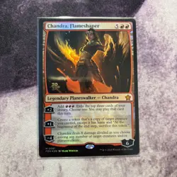 Mtg Chandra, Flameshaper FOIL PRERELEASE - Foundations + Bonus Foils - Image 4