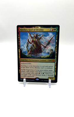 Klothys, God of Destiny (220/412) Theros Beyond Death LP - MTG - Image 1
