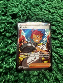 Pokemon TCG Crispin 164/142 Sv07: Stellar Crown Holo Full Art NM - Image 1
