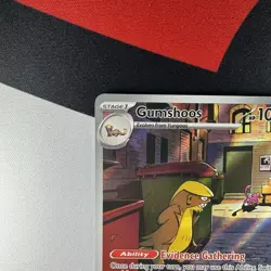 Pokemon TCG Gumshoos 153/132 Illustration Rare Holo - Mega Evolution - Near Mint - Image 2