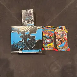 Pokemon TCG : Black Bolt Elite ETB, 1 Booster Bundle, and 2 Mega evolution packs - Image 1