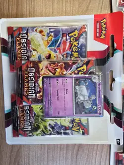 Pokemon TCG: Scarlet & Violet - Obsidian Flames 3-Pack Blister Pack X3 - Image 3