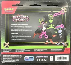 Pokemon Scarlet & Violet Shrouded Fable 3 Pack Blisters - Pecharunt promo - Image 2
