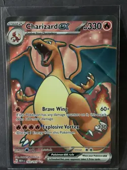 Charizard ex 183/165 Pokemon TCG Scarlet & Violet 151 Ultra Rare Full Art NM - Image 2