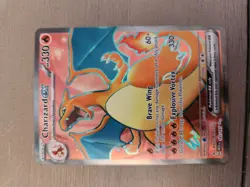 Charizard EX 183/165 Full Art Holo Rare Scarlet & Violet 151 NM Pokemon TCG - Image 1