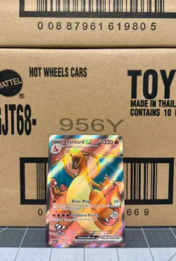 Pokemon TCG Charizard EX #183/165 Scarlet & Violet 151 Full Art Near Mint - Image 2