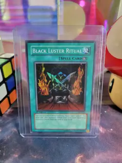Black Luster Ritual SYE-025 Yu-Gi-Oh TCG Starter Deck Yugi Evolution Super Rare - Image 1
