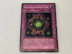 Yugioh deck devastation virus SUPER RARE Flaming Eternity FET-EN058 NM 1st Ed - Image 1