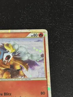 Entei HGSS20 Promo HeartGold SoulSilver Pokemon Card Holo Foil Rare - Image 3