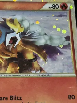 Entei HGSS20 Promo HeartGold SoulSilver Pokemon Card Holo Foil Rare - Image 4
