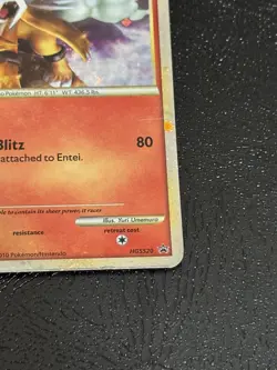 Entei HGSS20 Promo HeartGold SoulSilver Pokemon Card Holo Foil Rare - Image 5