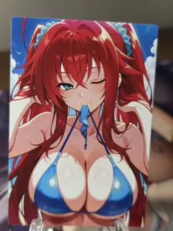 Rias Gremory High School DxD Card Waifu Goddess Card - Image 1