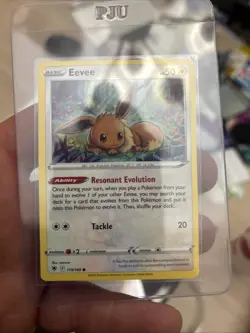 Pokemon Eevee TCG Sword & Shield Astral Radiance Card 119/189 Common - Image 1