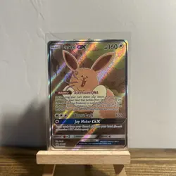 2019 Pokemon EEVEE GX Holo SM233 Sun & Moon Back Star Promo Textured Card MT NM - Image 1