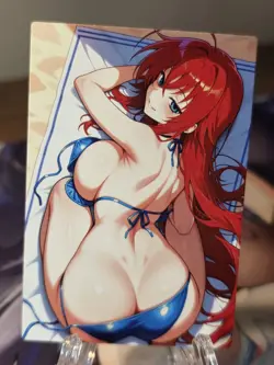 Rias Gremory High School DxD Card Waifu Goddess Card - Image 1