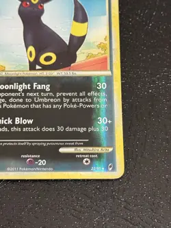 Umbreon 22/95 Call of Legends Reverse Holo Pokemon Card TCG - LP - Image 4